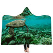 New Hooded Blanket Poncho Thicker Blanket Hooded Blanket Home