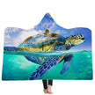 New Hooded Blanket Poncho Thicker Blanket Hooded Blanket Home