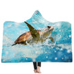 New Hooded Blanket Poncho Thicker Blanket Hooded Blanket Home
