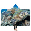New Hooded Blanket Poncho Thicker Blanket Hooded Blanket Home
