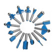Trimming Milling Cutter Set - Woodworking Milling Router Bits, 15 PCS