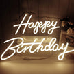 Happy Birthday Neon Sign Light – LED Party Decoration for Birthdays & Events