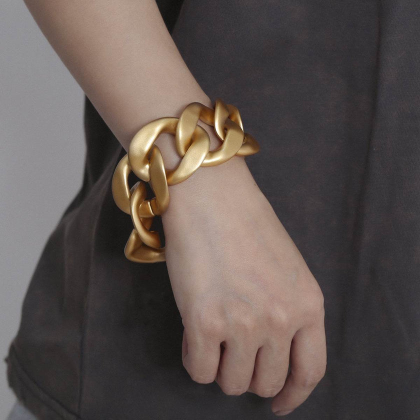 Ingemark Boho Punk CCB Chunky Chain Bracelet Bangle Women Men Armband Steampunk High Quality Brand Twisted Bracelet Jewelry Gift
