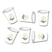 Eid Mubarak Festival Paper Cup Paper Plate Sticker Surrounding Party Supplies
