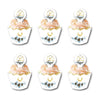 Eid Mubarak Festival Paper Cup Paper Plate Sticker Surrounding Party Supplies