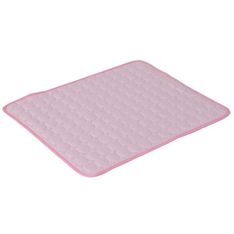 Pet Ice Silk Cooling Pad – Summer Cooling Mat for Dogs & Cats (XS–2XL)