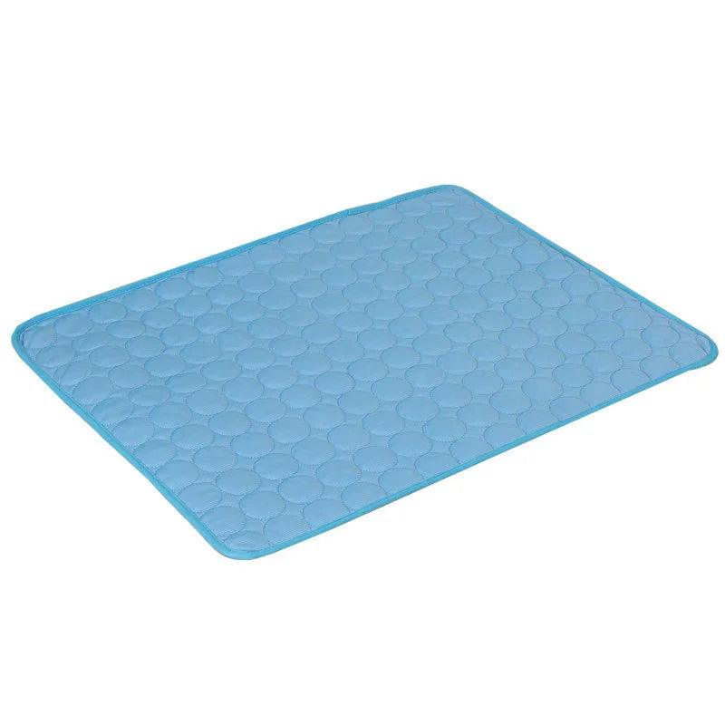 Pet Ice Silk Cooling Pad – Summer Cooling Mat for Dogs & Cats (XS–2XL)
