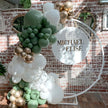 137PCS Sage Green & Gold Balloon Garland Arch Kit – Wedding & Baby Shower Decor