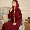 Hand-sewn Diamond Hooded Robe Middle East Dubai Turkey  Kurtas and Kurtis