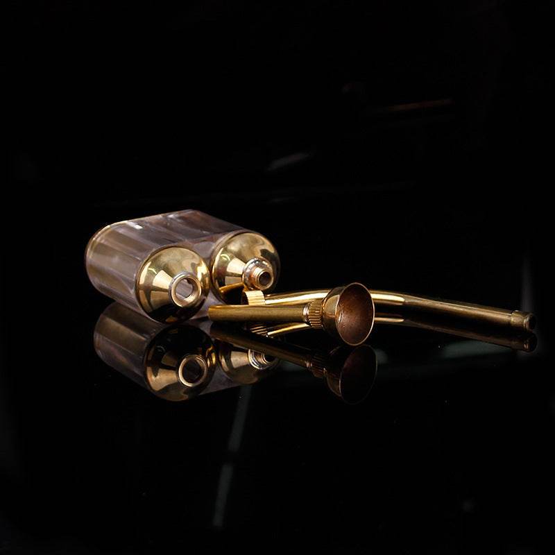 Cool Ye Environmental Health Hookah Portable Mini Water Filter Pipe Men's Simple Old-Fashioned Copper Hookah Direct Sales