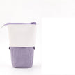 Corduroy Retractable Pencil Case – Cute Round Pouch in 5 Colours (1PC or 2PCS)