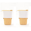 Corduroy Retractable Pencil Case – Cute Round Pouch in 5 Colours (1PC or 2PCS)