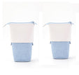 Corduroy Retractable Pencil Case – Cute Round Pouch in 5 Colours (1PC or 2PCS)