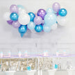 Winter Frozen Balloon Garland Arch Kit – Blue Purple Snowflake Party Decoration Set