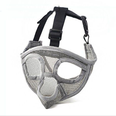 Breathable Dog Muzzle for Flat-Faced Breeds – 9 Styles, Sizes XXS to L