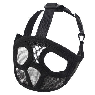 Breathable Dog Muzzle for Flat-Faced Breeds – 9 Styles, Sizes XXS to L