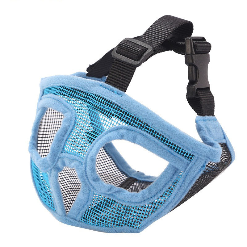 Breathable Dog Muzzle for Flat-Faced Breeds – 9 Styles, Sizes XXS to L