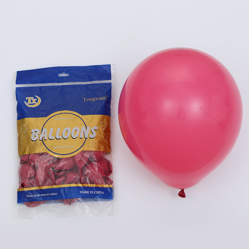Pink Latex Balloon Party Decoration Set – Birthday & Wedding Balloon Kit