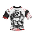 BJJ Panda Rash Guard – Men’s Jiu Jitsu Compression Shirt Long and Short  Sleeve MMA Training Top