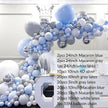 Blue Latex Balloons Set – Birthday, Graduation & Party Decoration Supplies (10 Inch)