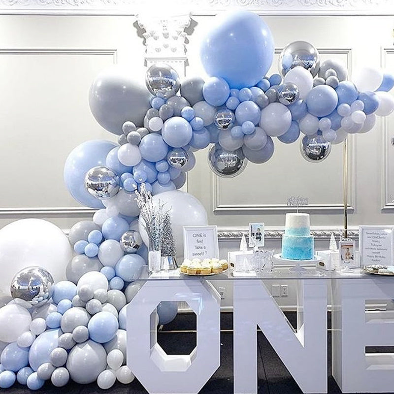 Blue Latex Balloons Set – Birthday, Graduation & Party Decoration Supplies (10 Inch)