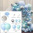 Blue & Mint Green Balloon Garland Chain Kit – Boy Birthday & Wedding Party Decoration Set