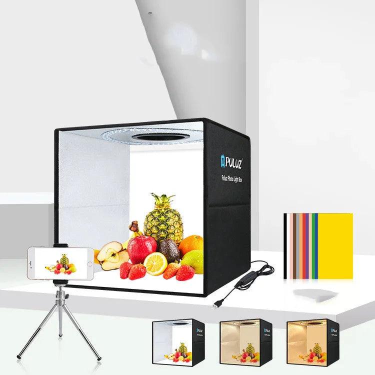 40cm Portable Softbox Photography Studio Kit with LED Ring Light