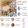 Retro Gray Apricot Balloon Garland Arch Kit – Boho Party & Wedding Decoration