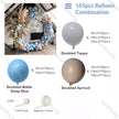 Retro Gray Apricot Balloon Garland Arch Kit – Boho Party & Wedding Decoration