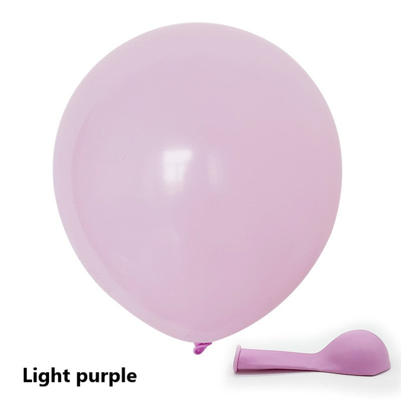 100-Pack Macaron Latex Balloons – Party Decoration Balloons for Birthdays, Weddings & Events