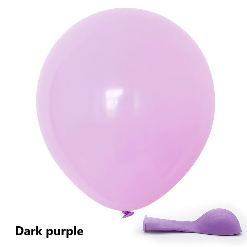 100-Pack Macaron Latex Balloons – Party Decoration Balloons for Birthdays, Weddings & Events