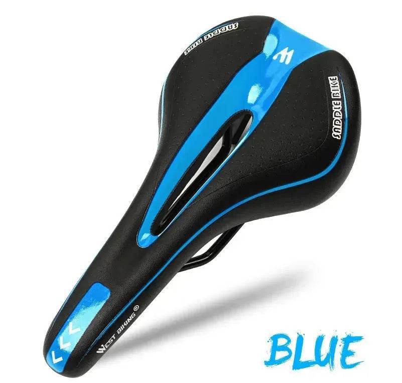Broad Bicycle Saddle for Mountain and Road Bikes
