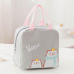 Portable Insulated Cartoon Girls Lunch Bag for Kids