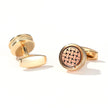 Men's Round Geometric Cufflinks – Alloy Silver Fashion Cufflinks for Business & Formal Wear | Canada & USA