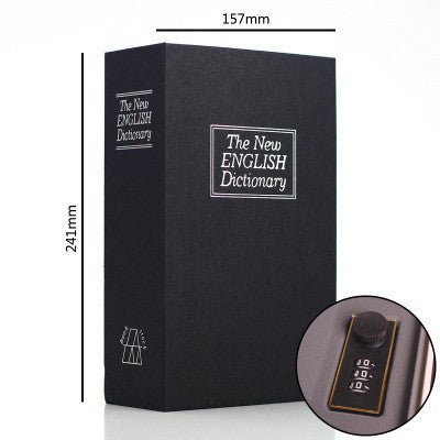Dictionary Mini Safe Box – Hidden Secret Book Lock with Coin Bank & Password Lock (8 Colours)