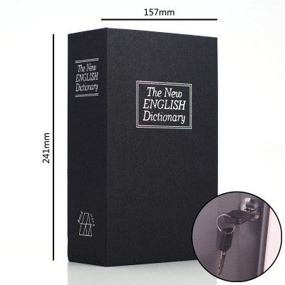 Dictionary Mini Safe Box – Hidden Secret Book Lock with Coin Bank & Password Lock (8 Colours)