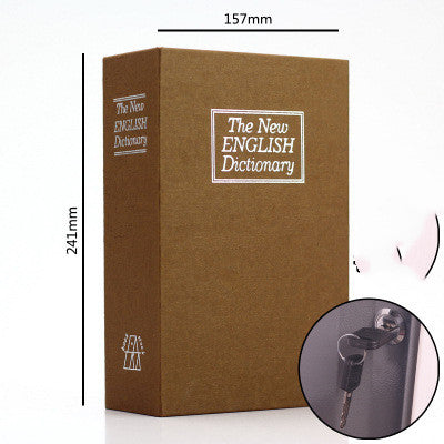 Dictionary Mini Safe Box – Hidden Secret Book Lock with Coin Bank & Password Lock (8 Colours)
