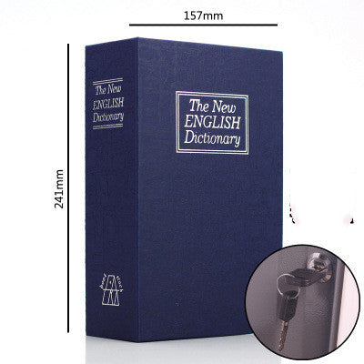 Dictionary Mini Safe Box – Hidden Secret Book Lock with Coin Bank & Password Lock (8 Colours)