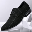 Men's Breathable Canvas Business Dress Shoes – Lightweight Formal Shoes | Canada & USA