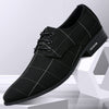 Men's Breathable Canvas Business Dress Shoes – Lightweight Formal Shoes | Canada & USA