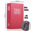 Dictionary Mini Safe Box – Hidden Secret Book Lock with Coin Bank & Password Lock (8 Colours)