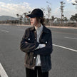 Casual Unisex Oversized loose Washed Denim Jacket