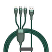 Fast Charging Data Cable USB Three-port Mobile Phone Charging Cable
