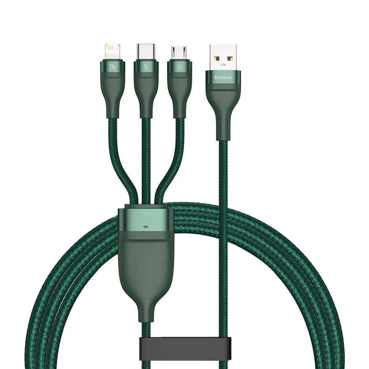 Fast Charging Data Cable USB Three-port Mobile Phone Charging Cable