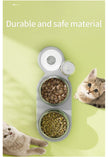 Automatic Pet Feeder Bowl with Water Fountain – Double Bowl for Cats & Dogs