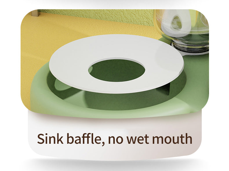 Automatic Pet Feeder Bowl with Water Fountain – Double Bowl for Cats & Dogs
