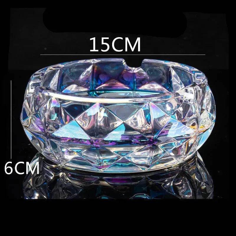 Luxury Crystal Glass Office Cigar Ashtray