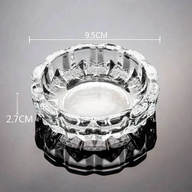 Luxury Crystal Glass Office Cigar Ashtray