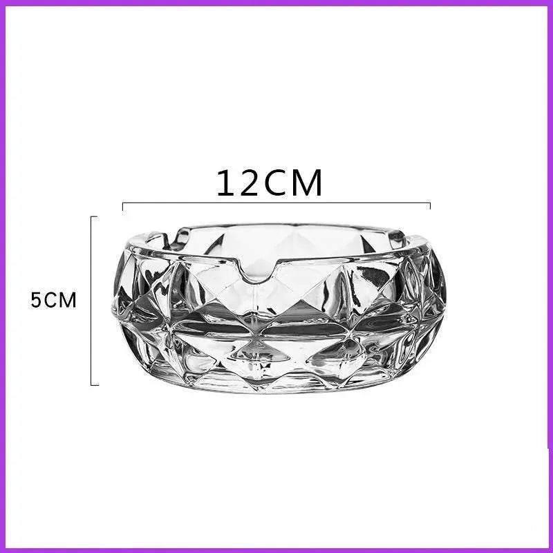 Luxury Crystal Glass Office Cigar Ashtray