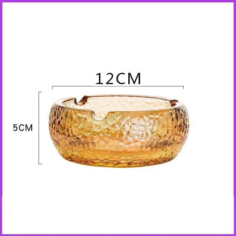 Luxury Crystal Glass Office Cigar Ashtray